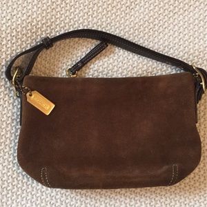 Great condition vintage suede & leather Coach bag